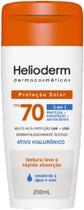Protetor Solar Helioderm FPS 70 Ativo Hialurônico 200ML
