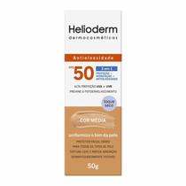 Protetor Solar Helioderm Suncare Facial Toque Seco Cor FPS50 50g