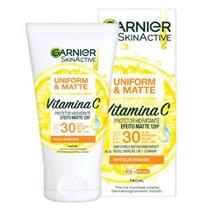 Protetor Solar Hidratante Facial Garnier Uniform & Matte Vitamina C FPS 30 40g
