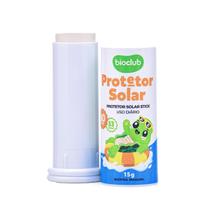Protetor Solar Infantil 80 FPS Bastão Stick Natural Solzinho Stick Bioclub 15g