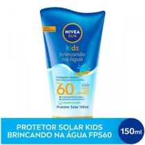 Protetor Solar Infantil Com 150 ml Nivea Sun Kids Brincando Na Água FPS60