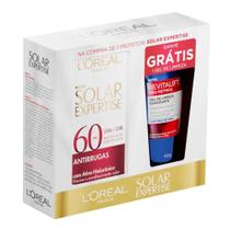 Protetor Solar L'oréal Expertise Antirrugas Fps 60 40g + Gel de Limpeza Revitalift Pro-retinol 40g
