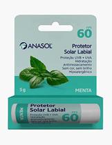 Protetor Solar Labial Anasol Menta FPS60 5g