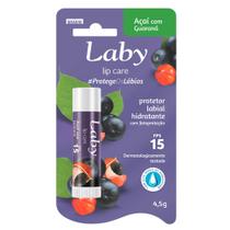 Protetor Solar Labial Laby FPS 15 Sabor Açaí com Guaraná com 4,5g