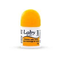 Protetor Solar Labial Laby FPS 8 Manteiga de Cacau com 3,2g Protetor Solar Labial Laby FPS 8 Manteiga de Cacau com 3,2g