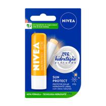 Protetor Solar Labial Nivea Sun Protect Alta Proteção FPS 30 Hidratante 4,8g