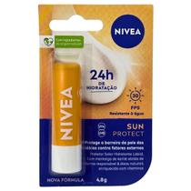 Protetor Solar Labial Nivea Sun Protect FPS 30 - 4,8g Protetor Solar Labial Nivea Sun Protect FPS 30 - 4,8g