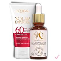 Protetor Solar Loreal 60Fps Serum Facial Vitamina C Rosto Protetor Solar Loreal 60Fps Serum Facial Vitamina C Rosto