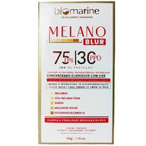 Protetor Solar Melano Blur, Biomarine, FPS75 PPD30 18H Base Facial Multiação Clareadora 50G