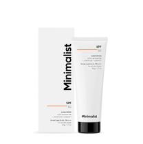 Protetor solar minimalista SPF 50 leve com multivitaminas 50 ml