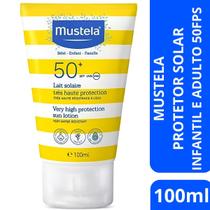 Protetor Solar Mustela Loção Infantil E Adulto Fps 50 100ml BIA DROGARIA Protetor Solar Mustela Loção Infantil E Adulto Fps 50 100ml BIA DROGARIA