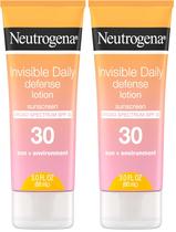 Protetor Solar Neutrogena Invisible Daily Defense FPS 30 2x88 ml Protetor Solar Neutrogena Invisible Daily Defense FPS 30 2x88 ml