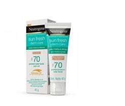 Protetor Solar Neutrogena Sun Fresh Derm Care Morena Fps70