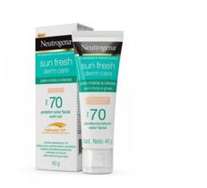Protetor Solar Neutrogena Sun Fresh Derm Care Pele Clarafp70