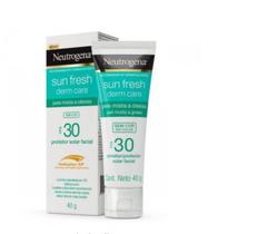 Protetor Solar Neutrogena Sun Fresh Derm Care Sem Cor Fps30