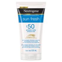 Protetor Solar Neutrogena Sun Fresh FPS 50 120ml Proteção e Toque Seco