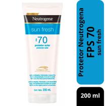 Protetor Solar Neutrogena Sun Fresh FPS 70 200ml