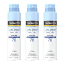 Protetor solar Neutrogena Ultra Sheer Body Mist SPF 70 150 ml