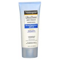 Protetor solar Neutrogena Ultra Sheer Dry-Touch Spf 45 3 oz da Neutrogena (pacote com 4)