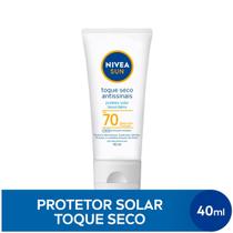 Protetor Solar Nivea Facial Antissinais FPS70 Toque Seco 40ml