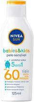 Protetor Solar Nivea Kids & Babies Pele Sensível FPS60 Sensitive Pure 125Ml Protetor Solar Nivea Kids & Babies Pele Sensível FPS60 Sensitive Pure 125Ml