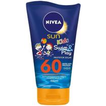 Protetor Solar Nivea Kids Fator 60 Swim & Play 150ml - Nivea Sun