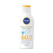 Protetor Solar Nivea Sun Kids E Babies Pele Sensível FPS 60 125ml