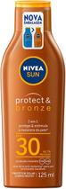 Protetor Solar Nivea Sun Protect &amp Bronze FPS30 125ml