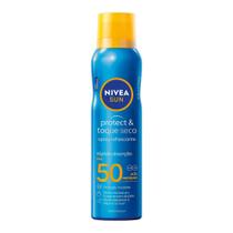 Protetor Solar Nivea Sun Spray Protect & Toque Seco FPS50 200ml