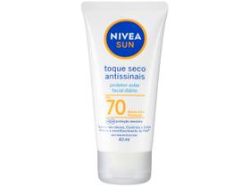 Protetor Solar Nivea Sun Toque Seco Anti Sinais 40ml fps 70