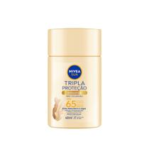 Protetor Solar Nivea Sun Tripla Proteção FPS 65 40 ml - Nívea