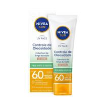 Protetor Solar NIVEA SUN UV Face Controle de Oleosidade Cor Média FPS60 50ml Protetor Solar NIVEA SUN UV Face Controle de Oleosidade Cor Média FPS60 50ml