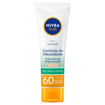 Protetor Solar Nivea Sun UV Face Controle de Oleosidade FPS 60 Cor Clara 50ml