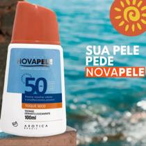 Protetor Solar Nova Pele FPS 50 100ml Ação Regeneradora e Hidratante para Pele Protegida
