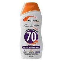 Protetor Solar Nutriex FPS 70 Facial e Corporal 120ml - Nutriex Protetor Solar Nutriex FPS 70 Facial e Corporal 120ml - Nutriex