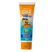Protetor Solar OAZ Bob Esponja FPS 60 Creme Corpo e Rosto 125ml