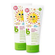 Protetor Solar Para Bebês SPF 50 UVA/UVB Água-resistente Não Alérgico 2-Pack (6 Oz)