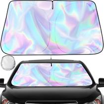 Protetor Solar para Carro Clothclose 145x80cm Dobrável com Revestimento Reflectivo UV Protetor Solar para Carro Clothclose 145x80cm Dobrável com Revestimento Reflectivo UV