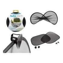 Protetor Solar Para Carro Com Ventosas 2 Unidades Preto Buba
