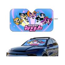 Protetor Solar Para Carro Das Meninas Powerpuff, Protetor De Para-brisa Frontal, Acessórios De