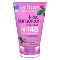 Protetor solar para crianças SPF 45 SPF30+ 4 oz por Alba Botanica