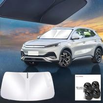 Protetor Solar Para Para-brisa Do Carro BYD ATTO 3 Yuan Plus, Bloqueador De Raios UV, Visor De Protetor Solar Para Para-brisa Do Carro BYD ATTO 3 Yuan Plus, Bloqueador De Raios UV, Visor De