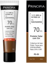 Protetor Solar Principia 14,5% Mix de Filtros UV + 5% Niacinamida FPS70 PS-05 Cor 7.0 30ml Protetor Solar Principia 14,5% Mix de Filtros UV + 5% Niacinamida FPS70 PS-05 Cor 7.0 30ml