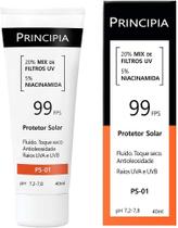 Protetor Solar Principia 20% Mix de Filtros UV + 5% Niacinamida FPS99 PS-01 40ml