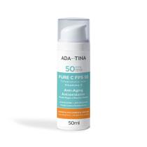 Protetor Solar Profissional Clareador Anti-Idade com Vitamina C Pure C FPS 50 50ml