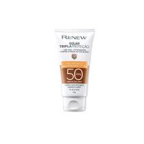 Protetor Solar Renew Anti-idade Fps50 Matte Advance Medio Escura Protetor Solar Renew Anti-idade Fps50 Matte Advance Medio Escura