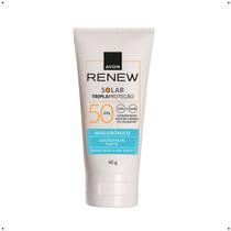 Protetor Solar Renew com Ácido Hialurônico FPS50 40g Avon