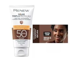 Protetor Solar Renew FPS 50 40g COM Cor - Avon Protetor Solar Renew FPS 50 40g COM Cor - Avon