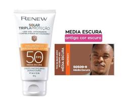 Protetor Solar Renew FPS 50 40g COM Cor - Avon Protetor Solar Renew FPS 50 40g COM Cor - Avon