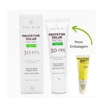 Protetor Solar Rosto Facial Natural Vegano Oleosa Herbia 50g Protetor Solar Rosto Facial Natural Vegano Oleosa Herbia 50g